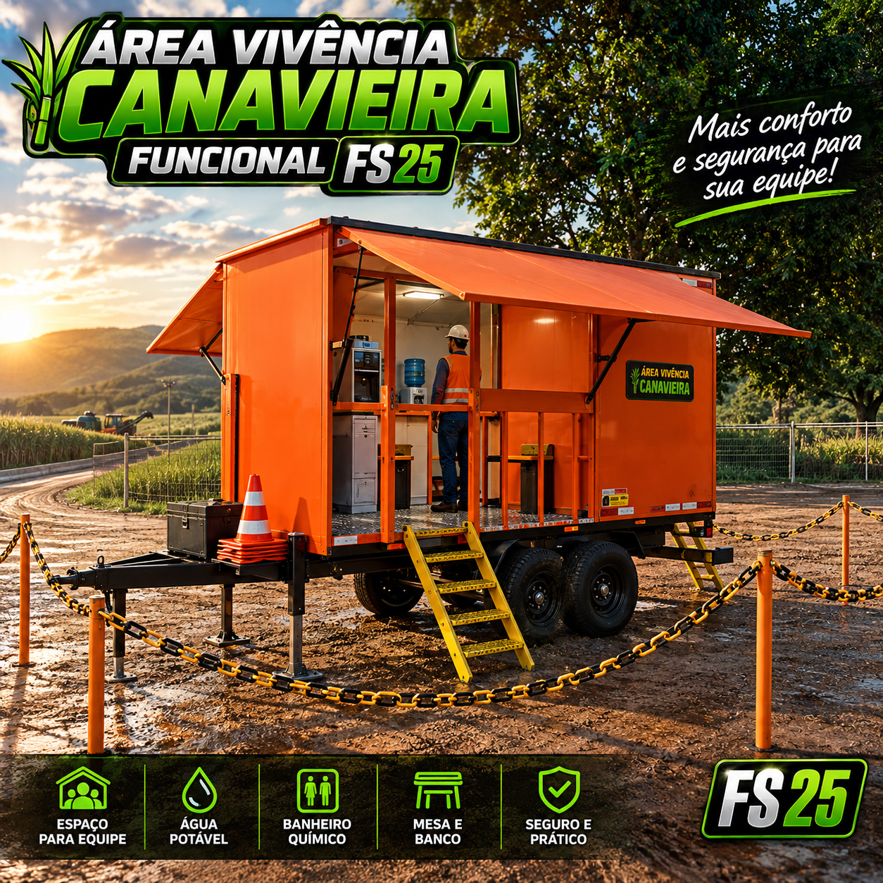 Area de vivencia Canavieira
